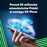 ponad 25 mln osób w zasięgu 5g Plusa grafika