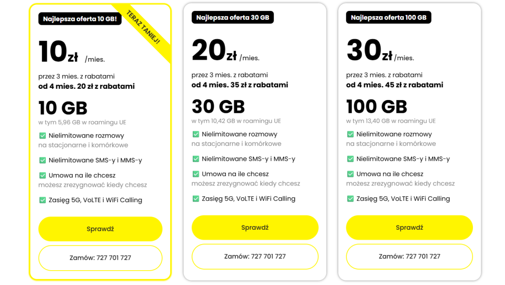 oferta abonamentu lajt mobile