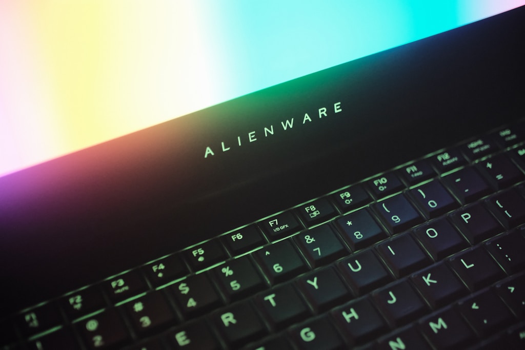Alienware laptop klawiatura