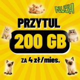 plush przytul 200GB internetu