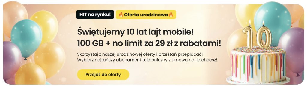Lajt Mobile urodziny 10 lat