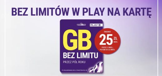 Bez limitów w Play na Kartę - nowa oferta