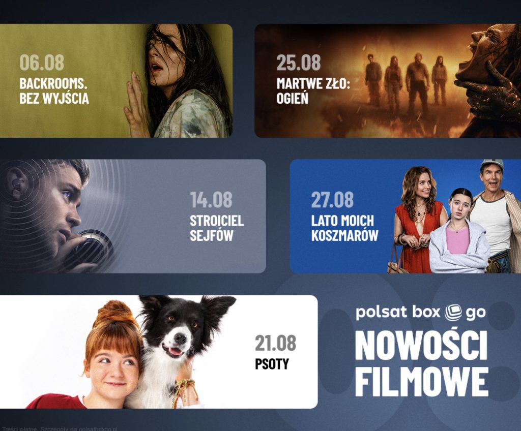 Nowości filmowe - Polsat Box Go 2026 jesień