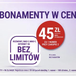 Play - dwa abonamenty w cenie jednego