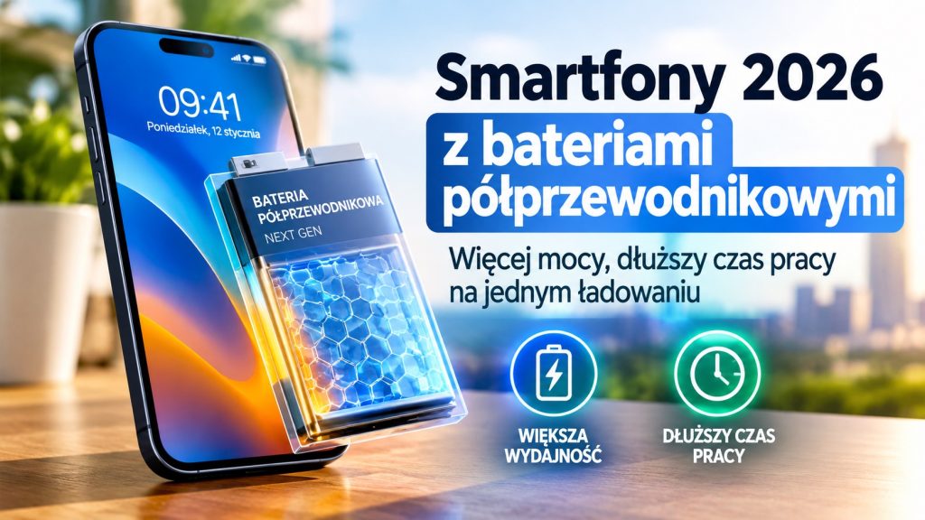 baterie połprzewodnikowe smartfony