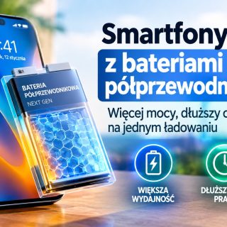 baterie połprzewodnikowe smartfony